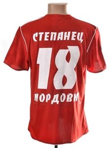 MORDOVIA SARANSK 2011/2012 HOME FOOTBALL SHIRT L MATCH WORN 18 STEPANETS - Picture 1 of 9