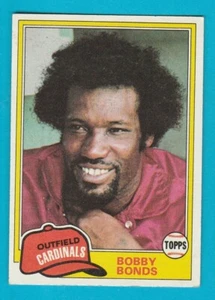 BASEBALL - NR. 635 - BOBBY BONDS - CARDINALS - TOPPS - 1981 - Bild 1 von 2