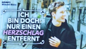 WINCENT WEISS - Star Card - Foto Karte Mini Poster Clippings Fan Sammlung NEU - Bild 1 von 1