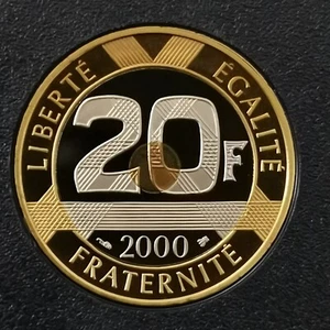 20 FRANCS MONT SAINT MICHEL 2000 BE BELLE EPREUVE 15000 Ex. FRANCE / UNC ISSUE D - Picture 1 of 2