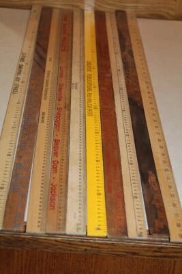 Lote de reglas de madera con palo de 10 metros cartel publicitario color arte artesanía pasatiempo palo de patio Foto 1 de 4