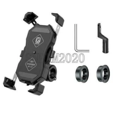 Soporte de teléfono con cargador USB para Honda Shadow Spirit Aero ACE VT 600 750 1100 Foto 1 de 4