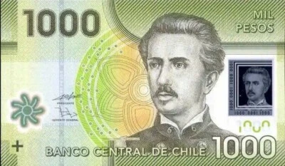 Chile 1000 Pesos 2010 Polymer Note. Uncirculated Banknote Chilean Peso - Image 1 of 2