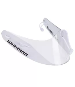 Guerrero Lexan Hockey Lacrosse Portero Máscara Garganta Cuello Protector SR Colgador - Imagen 1 de 3