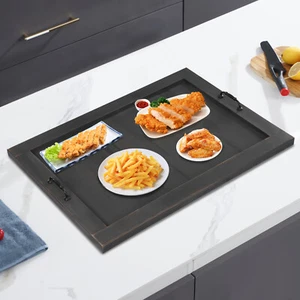 Noodle Board Stovetop Cover Decorative Oversized Kitchen Serving Tray W/Handle - Picture 1 of 21