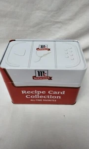 Mc Cormick Recipe Card Collection with Tin Hinged Lid & Recipe Cards 2020 - Picture 1 of 11