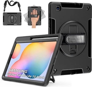 Samsung Galaxy Tab S6 Lite 10.4 P610 P613 Tablet Shockproof Stand Case Cover - Zdjęcie 1 z 8