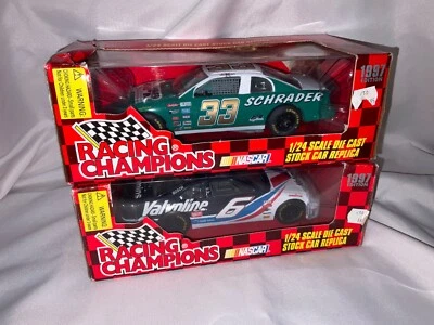LOT of 2 Racing Champions Mark Martin Ken Schrader 1997 Monte Carlo Diecast 1/24 - Image 1 of 4