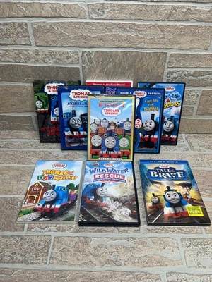 Thomas the Tank Engine Thomas & Friends DVDs & Movies Lot Of 9 Foto 1 de 4