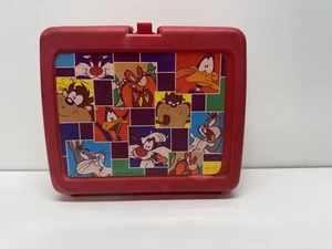 Fiambrera de plástico Warner Bros Looney Tunes 1997 vintage - Imagen 1 de 5