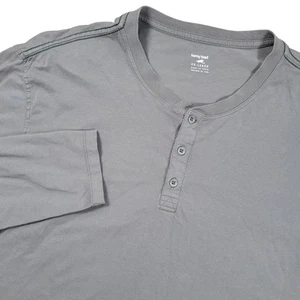 Horny Toad Shirt Mens XXL Green Gray Smooth Henley Long Sleeve Organic Outdoors - Picture 1 of 9