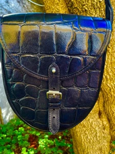 Mulberry Saddle Bag Dunkelblau , Leder, 18cm, wie Neu - Bild 1 von 10