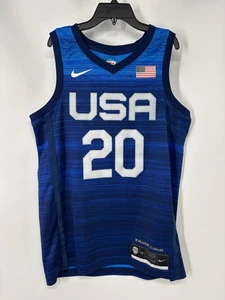 Maglia Nike 2020 Team USA Basketball Road Vaporknit CT6562-451 blu uomo media - Foto 1 di 9