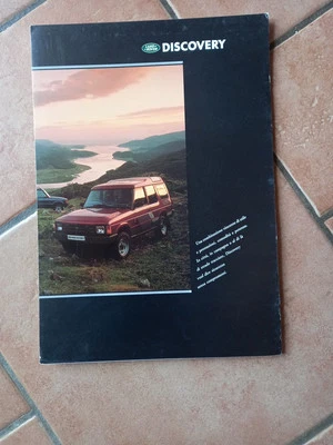 BROCHURE AUTO VINTAGE ITALIANO LAND ROVER DISCOVERY 6 PAGINE - Immagine 1 di 3