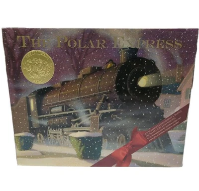 The Polar Express Book by Chris Van Allsburg New W/Ornament Christmas HC/DJ - Image 1 of 4