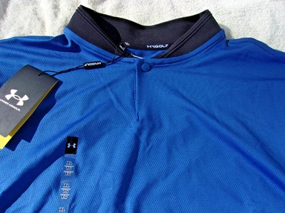 Nuevo con etiquetas Polo Under Armour Loose Fit Playoff, para hombre XL, azul, poliéster., $70, sin cuello Foto 1 de 4