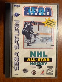NHL All-Star Hockey (Sega Saturn) CIB COMPLETE - Good Hinges & Registration!