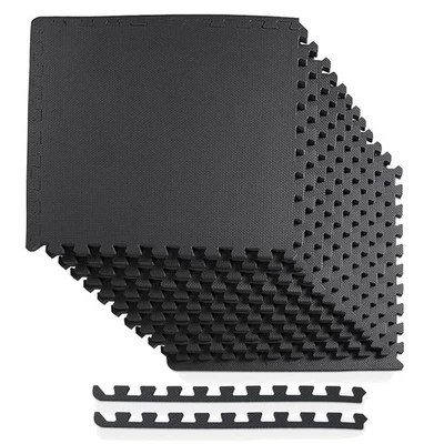 24x24 Inch EVA Interlocking Foam Exercise Tile Mat – Non-Slip Puzzle Flooring... - Image 1 of 4