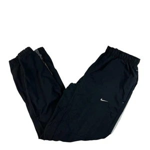 Vintage Nike Track Pants Trackies Black Small - Picture 1 of 5