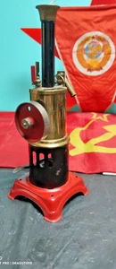 VINTAGE DAMPFMASCHINE MASCHINE KESSEL MODELL FLEISCHMANN GERMANY 1950 BLECHSPIELZEUG - Bild 1 von 23