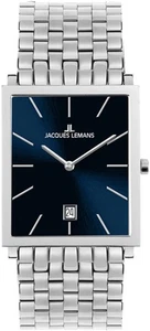 JACQUES LEMANS Herren Armbanduhr Quarzuhr Nizza 1-2173H Herrenuhr Edelstahl - Bild 1 von 1