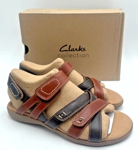 Clarks Elizabelle Gem NUOVO sandalo donna colore marrone taglia US 7 B - Foto 1 di 9