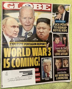Magazine Globe Joe Biden Donald Trump Cher Prince William Dolly Parton 2024 - Photo 1/2