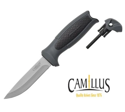 Cuchillo Camillus Pájaro y Trucha Félix Titanio Recubierto con Funda para Cinturón Foto 1 de 4