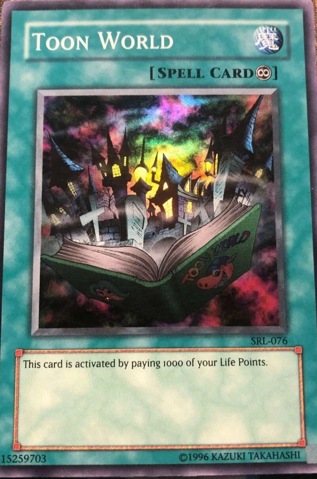 TOON WORLD - SUPER RARE SRL-EN076 YUGIOH! TCG Card - Image 1 of 1