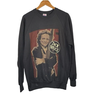 Sudadera De Colección Jack Bruce Band 'Featuring Ginger Baker' - 1989 Cuello Redondo Para Hombres XL Foto 1 de 4