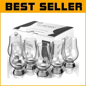 Enhance Your Spirits with 12 Lead-Free Crystal Whisky Glasses Gift Set - Picture 1 of 11