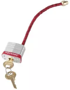 Flexi Acero Grillete Cierre Candado,Cerradura Material Acero,Shackl Para MASTER - Imagen 1 de 1