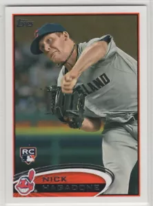 Set squadra Topps Baseball Cleveland Indians 2012 serie 1 2 e aggiornamento - Foto 1 di 1