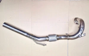 Downpipe VW Golf 7 1,2 1,4 TSI Sportauspuff Edelstahl Kat Ersatzrohr - Bild 1 von 1