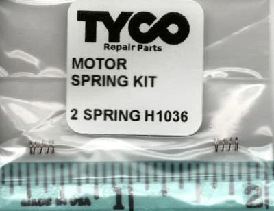 2 NEW MOTOR SPRINGS TYCO PART # H1036,  KIT FOR TYCO TRAINS MADE IN HONG KONG - Image 1 of 2