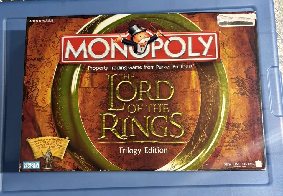 Hasbro Gaming Monopoly - The Lord of the Rings Trilogy Edition - Complete - Image 1 of 1