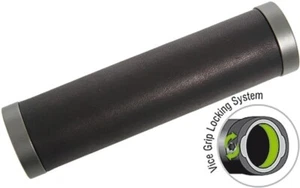 2 manillar confort Contec Traveller de cuero auténtico negro 138 mm - Imagen 1 de 1