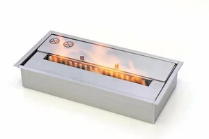 Auswahl Edelstahl Brennkammer Bioethanol Brenner Gelkamin Ofen Feuer delux - Bild 1 von 1