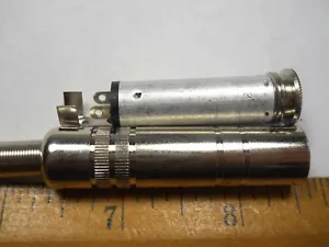 1/4" Mono Stereo Audio Jack with Strain Relief (035)(New Old Stock)(QTY 4 ea)F21 - Picture 1 of 3