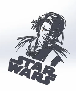 24 DXF File CNC g-code Industrial Laser Cut Star Wars Vector DXF Router Nr.0750 - Picture 1 of 24