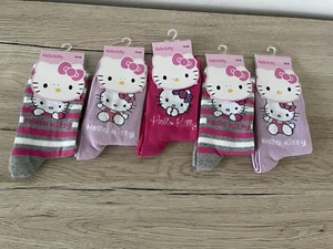 Hello Kitty Socken, Gr. 35/38, 5 Paar - Bild 1 von 3