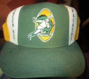NWOT GREEN BAY PACKERS Throwback Logo Fitted 7 1/4 Hat By Reebok - Picture 1 of 4