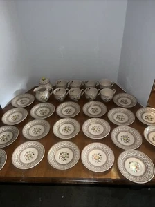 Johnson Bros Staffordshire Old Granite Fruit Sampler 31 PC Set Of China - Picture 1 of 23