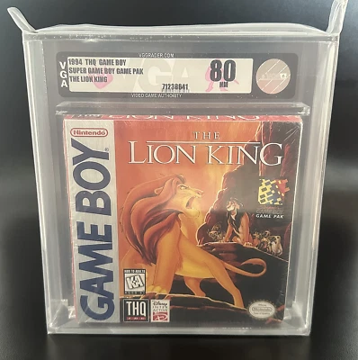 The Lion King (Game Boy, 1994) VGA 80 Sealed New Nintendo WATA - Image 1 of 2