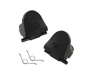 Black Sony PS4 Triggers L2 R2 Replacement for Playstation 4 Controller - Picture 1 of 3