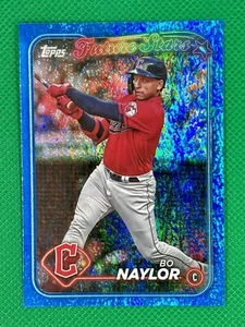 2024 Topps Series 1 - Bo Naylor Blue Foilboard Parallel /999 Cleveland Guardians - Picture 1 of 3
