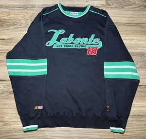 Vintage 90’s Bobby Labonte Sweatshirts Embroidered Big Logo Joe Gibbs NASCAR - Picture 1 of 4