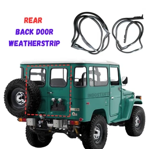 Toyota Land Cruiser FJ40 BJ40 1975-1984 Weatherstrip Rear Door Rubber Seal Pair - Picture 1 of 5
