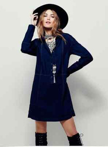 Free People Long Sleeve Women's Denim 