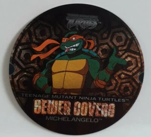 Fleer Teenage Mutant Ninja Turtles 2003 Series sewer cover 4 Michelangelo - Bild 1 von 2
